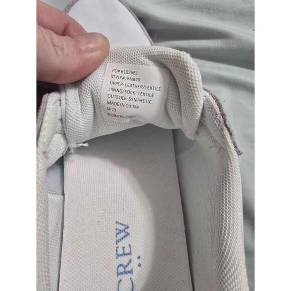 J Crew Colorblock White/Navy Blue/Lilac/Pink Trainers Women's Sneakers Size 10‎ - Picture 5 of 5